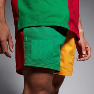 Pantalones cortos de rugby de sarga de algodón 100% con bolsillos para hombre al por mayor - Product Image 2