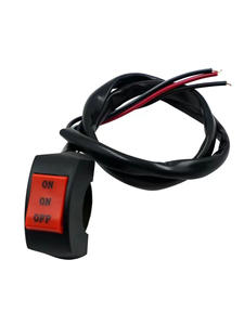 TCYATO 22mm 오토바이 핸들바용 LED 헤드라이트 스위치 상향등/하향등 3선 점화 버튼 주행등 스위치 - Product Image 4