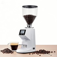 Moulin à café automatique en acier inoxydable robuste avec minuterie numérique