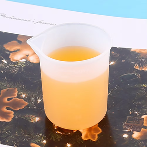 Tái sử dụng 100ml Silicone đo ly cho quy mô mềm trộn không dính nhà bếp sử dụng công cụ đo lường - Product Image 1