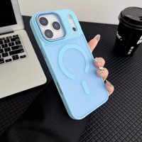 Coque magnétique antichoc pour iPhone 18 17 Pro Max, nouvelle tendance, couleurs chaudes, aimant puissant, compatible charge sans fil