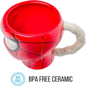 <span class=keywords><strong>Taza</strong></span> moderna <span class=keywords><strong>de</strong></span> cerámica esculpida en 3D con cabeza <span class=keywords><strong>de</strong></span> <span class=keywords><strong>Spiderman</strong></span> y Asa <span class=keywords><strong>de</strong></span> tela para fiestas - Product Image 2