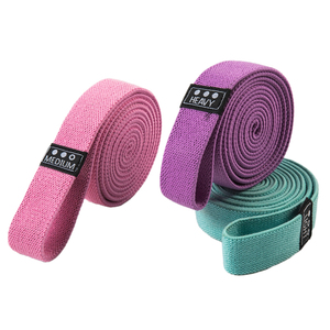 盛德定制标志身体伸展运动拉起健身带核心特拉宁健身房新款面料长阻力带套装 - Product Image 4