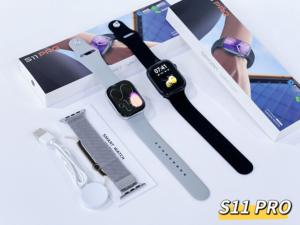 นาฬิกาอัจฉริยะ S11 Pro รุ่นใหม่ ปี 2025 ซีรีส์ 9 สำหรับผู้ชายและผู้หญิง รองรับการชาร์จไร้สาย พร้อมฟังก์ชั่นติดตามการออกกำลังกายและวัดอัตราการเต้นของหัวใจ - Product Image 5