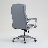 Vente en gros Chaise de bureau vibrante en cuir personnalisée avec massage Chaise de conférence ergonomique pivotante en PC pour bureau d'ordinateur