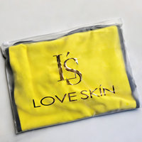 Sacs Ziplock Transparents Mat Givré Personnalisables avec Logo pour T-shirts
