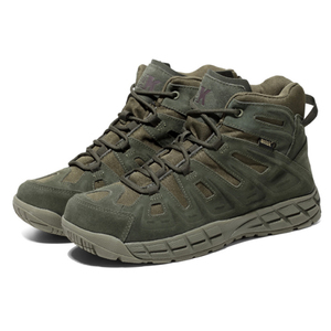 DFA0107 AK Bottes tactiques de randonnée pour hommes en daim, montantes, imperméables, vertes, toutes saisons, pour activités de plein air, vente en gros, MOQ - Product Image 6