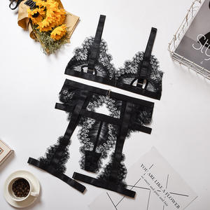 <span class=keywords><strong>Intimo</strong></span> Femminile 2023, Lingerie Sexy in Pizzo <span class=keywords><strong>con</strong></span> <span class=keywords><strong>Reggicalze</strong></span>, Bralette Erotica per Donne Mature - Product Image 4