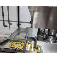 Ligne de production entièrement automatique de biscuits compressés et de barres énergétiques pour l'extérieur avec emballage flow-pack