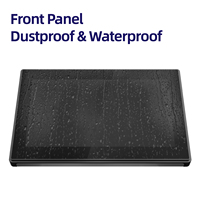 Panel PC Industri 10.1 Inci untuk Arsitektur, Pemasangan Rata, Tahan Air IP65, Sistem Linux Gootoox