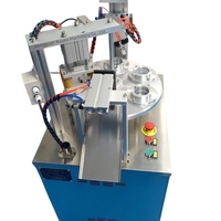Machine de remplissage, scellage et emballage rotative semi-automatique pour pots de yaourt et de sauce, nouvelle machine de scellage et d'étiquetage pour pots de sauce, plastique et papier
