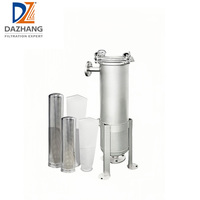 Boîtier de filtre à sac en acier inoxydable DZ pour la filtration industrielle des liquides