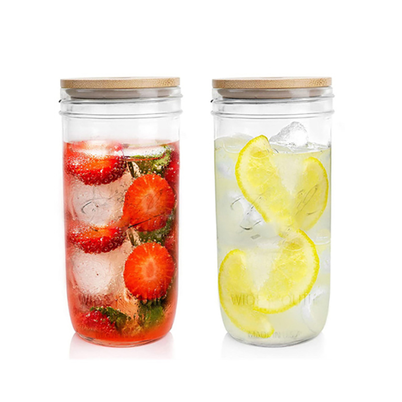 Custom Empty 24 OZ Wide Mouth Mason Jar Drinking Glasses Travel Drinking  Bottle with Lids and Straws| Alibaba.com