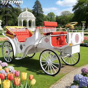 Vehículo Turístico Eléctrico sin Caballos, Estilo Vintage, para Parques, Lugares Turísticos, Bodas, Parques de Atracciones, Diseño Personalizado - Product Image 1