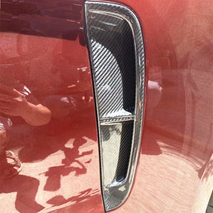 Pour <span class=keywords><strong>Porsche</strong></span> Panamera Kit de carrosserie en Fiber de carbone pièces de voiture diffuseur de lèvre avant et arrière jupes latérales évents latéraux <span class=keywords><strong>aileron</strong></span> arrière 2017-2021 - Product Image 6