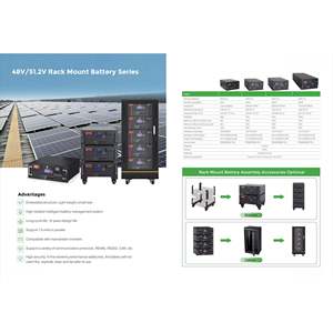 Batería de Litio 48V 50Ah, Celdas Prismáticas, Montaje en Rack 3U 5U, 2.5Kwh Lifepo4 Solar para Almacenamiento de Energía Doméstica 100Ah 150Ah 200Ah - Product Image 2