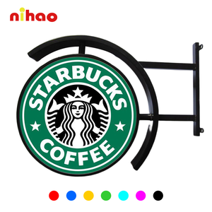 ป้ายไฟนีออนทรงกลมร้านอาหาร NIHAO กล่องไฟ LED ส่องสว่างสองด้าน กล่องไฟ LED สว่างพิเศษสองด้าน สำหรับสร้างบรรยากาศในบาร์ - Product Image 2