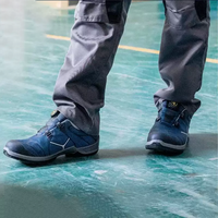 Chaussures de sécurité DELTAPLUS unisexes à bout rotatif, pour chantier, avec embout en acier, anti-écrasement, anti-perforation, respirantes, toutes saisons