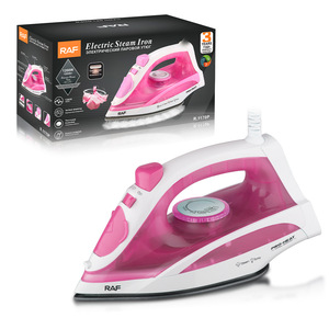 Electric Steam Iron Vertical Steaming Ceramic Soleplate Thermostat Controlled Continuous Staem 1200w - Product Image 6