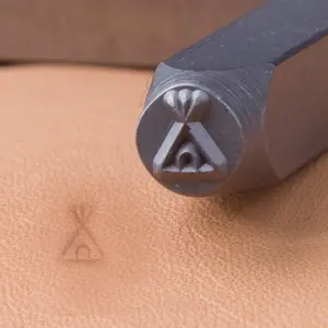 PopTings Jewelry Making Tools Jewelry Tools Symbol Hand Stamp S011 Teepee Metal Symbol Punch
