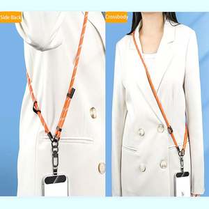 Cordon de cou/bracelet anti-perte réglable sur mesure de 10 mm de diamètre pour téléphone, porte-clés, cartes, à porter en bandoulière ou au cou - Product Image 6