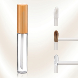 Tube de gloss à lèvres mini en PETG en gros avec bouchon à vis, contenant cosmétique vide pour impression de logo personnalisé - Product Image 1