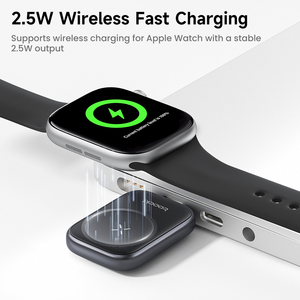 <span class=keywords><strong>Chargeur</strong></span> sans fil magnétique Toocki 2,5 W, <span class=keywords><strong>chargeur</strong></span> portable pour montre, compatible avec les séries S1-S11, <span class=keywords><strong>SE</strong></span> 2-3, Ultra 1-3, port Type C - Product Image 3