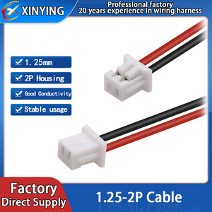 OEM 1,25mm JST 2 pines macho hembra conector Cable de cobre arnés de cables para automóvil electrónico montaje de cable automotriz - Product Image 3