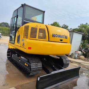 Excavadora de orugas mini Komatsu PC70 PC70-7 PC70-8 de 7 toneladas de segunda mano, maquinaria hidráulica para excavación y movimiento de tierras con caja de cambios y certificación CE - Product Image 3