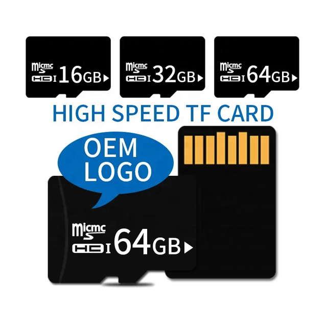 8GB TF Memory Card Custom Logo Sd Card Original 4GB 16GB 32GB 64GB 128GB 256GB Plastic Retail Package CE Rohs FCC Custom`s LOGO
