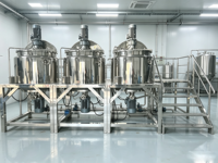 Mélangeur agitateur homogénéisateur en acier inoxydable pour la fabrication de détergent à lessive, de cosmétiques, de confitures et de mayonnaise