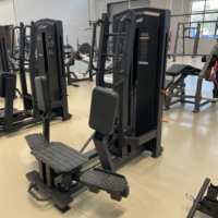 Machine Commerciale Double Fonction Abducteur-Adducteur, Cadre en Acier Robuste, Équipement de Gymnastique pour Entraînement de Force des Cuisses Intérieures et Extérieures, des Hanches et du Dos