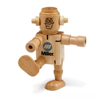 Robot articulé en bois personnalisé
