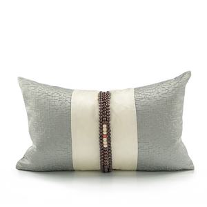 <span class=keywords><strong>Housse</strong></span> <span class=keywords><strong>de</strong></span> <span class=keywords><strong>coussin</strong></span> imprimée, taie d'oreiller décorative bohème, avec perles <span class=keywords><strong>de</strong></span> bouddha, décoratives, taille 12x20 pouces, multicolores, exportation - Product Image 1