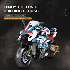 Bloques de Construcción de Motocicleta Juhang Zhen Brick M1000 99040, Modelo Ensamblable, Plástico ABS, Juguete DIY - Product Image 3