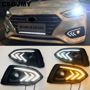 Feux de jour à LED DRL pour Hyundai Solaris <span class=keywords><strong>Accent</strong></span> 2017 <span class=keywords><strong>2018</strong></span> 2019 2020 - Product Image 3