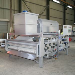 Filtre-presse à bande industriel en acier inoxydable épaississant automatique par gravité des boues pour le traitement des eaux usées - Product Image 1