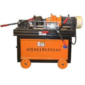 Automatic Small Hydraulic Steel Bar Rebar Rib Peeling Parallel Thread Rolling Machine Manufactured In China