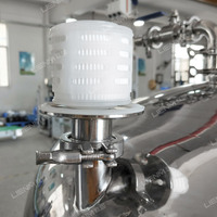 Réservoir de mélange de liquides chimiques en acier inoxydable de 500 litres personnalisé en usine avec agitateur, réservoir de mélange de liquides, réservoir de stockage