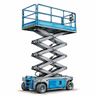 Plateforme de travail aérien électrique automotrice personnalisée 150kg 250kg 300kg, plateforme élévatrice à ciseaux, prix