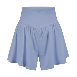 Shorts Deportivos de Cintura Alta para <span class=keywords><strong>Mujer</strong></span> <span class=keywords><strong>con</strong></span> Bolsillos, de Poliéster/Nailon, Fluidos, para Correr, Hacer Ejercicio, <span class=keywords><strong>Tenis</strong></span> - Product Image 1
