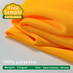 135gsm 티셔츠 스포츠웨어 메쉬 원단 100% 폴리에스터 버드 아이 메쉬 빠른 건조 통기성 수분 흡수 원단 - Product Image 1