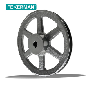 Puleggia a Gola <span class=keywords><strong>in</strong></span> Ghisa per Cinghia Trapezoidale AK144 AK184 - Product Image 1