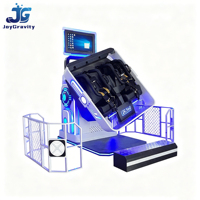Simulateur VR Commercial à Haut ROI, Rotation à 360 Degrés, 2 Places, Réalité Virtuelle Immersive pour Centre Commercial et FEC