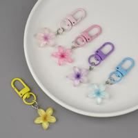Gantungan Kunci Resin Mini Bunga Sakura Grosir, Aksesoris Perhiasan, Gantungan Kunci untuk Tas, Cincin