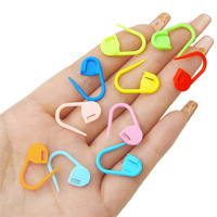 150 Pièces de marqueurs de mailles portables verrouillables pour tricot et crochet, marqueurs de point en plastique, boîte de rangement DIY pour crochet, 10 couleurs