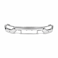 Bumper Depan Chrome Ford F-150 21-23 dengan Lubang Lampu Kabut dan Lubang Sensor untuk Truk Pikap
