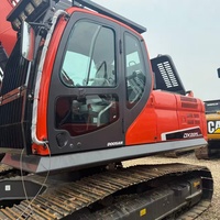 Excavadora Usada Doosan DX225LCA de Alta Calidad, Componentes Principales Intactos, Sin Fugas de Aceite, para Movimiento de Tierras y Construcción de Carreteras