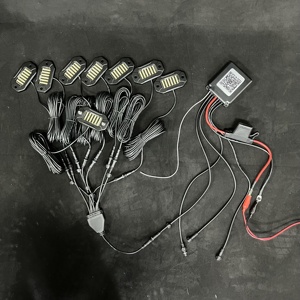 Lumina <span class=keywords><strong>s</strong></span>áng màu trắng tinh khiết 8-mảnh 36 <span class=keywords><strong>LED</strong></span> Rock Pod ánh <span class=keywords><strong>s</strong></span>áng Kit 12V mới cho xe tải UTVs ATVs - Product Image 5