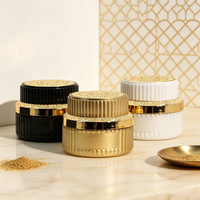 Pot en verre anti-UV et opaque pour pâte de soin, crème antioxydante, formule beauté, contenant hermétique